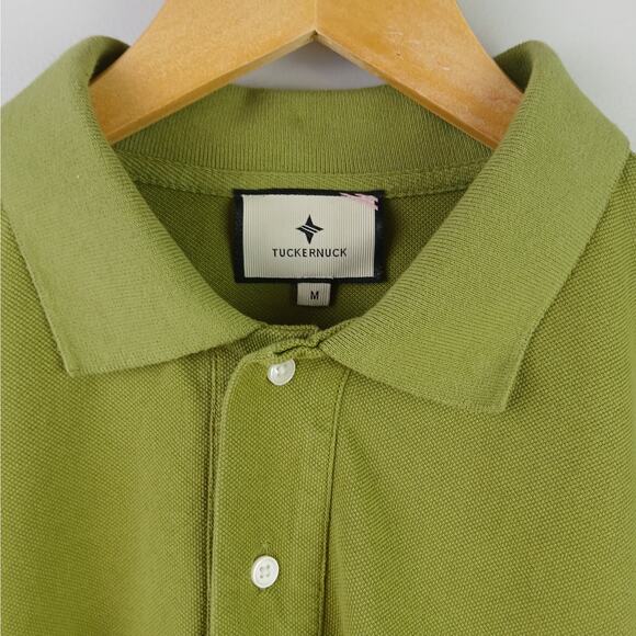 Tuckernuck Women's SZ M Winetasting Long Sleeve Pique Holmes Boyfriend Polo $128 - Picture 3 of 4